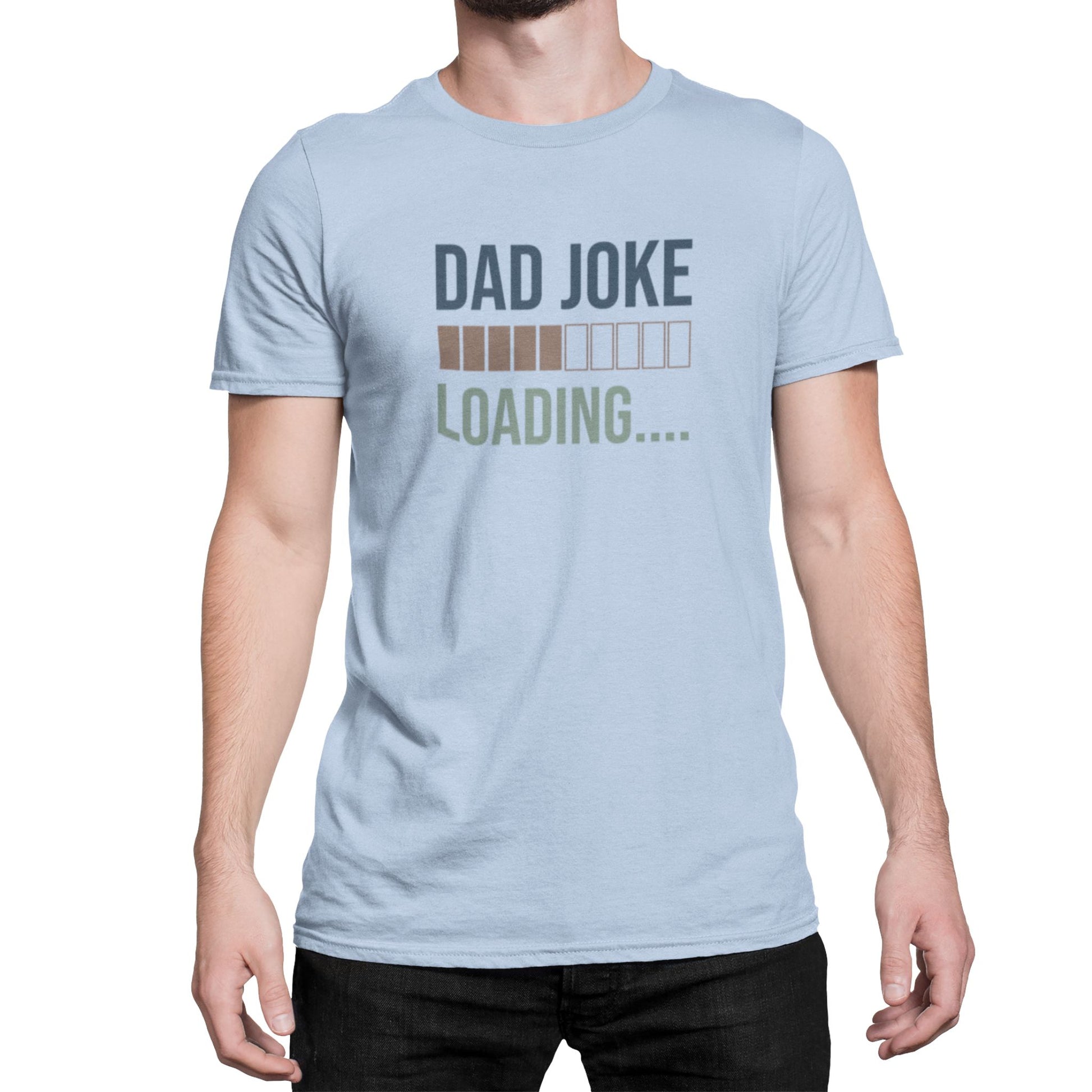 T-Shirt mit Spruch 'Dad Joke Loading…' und Ladebalken – lustiges Vatertagsgeschenk für Väter