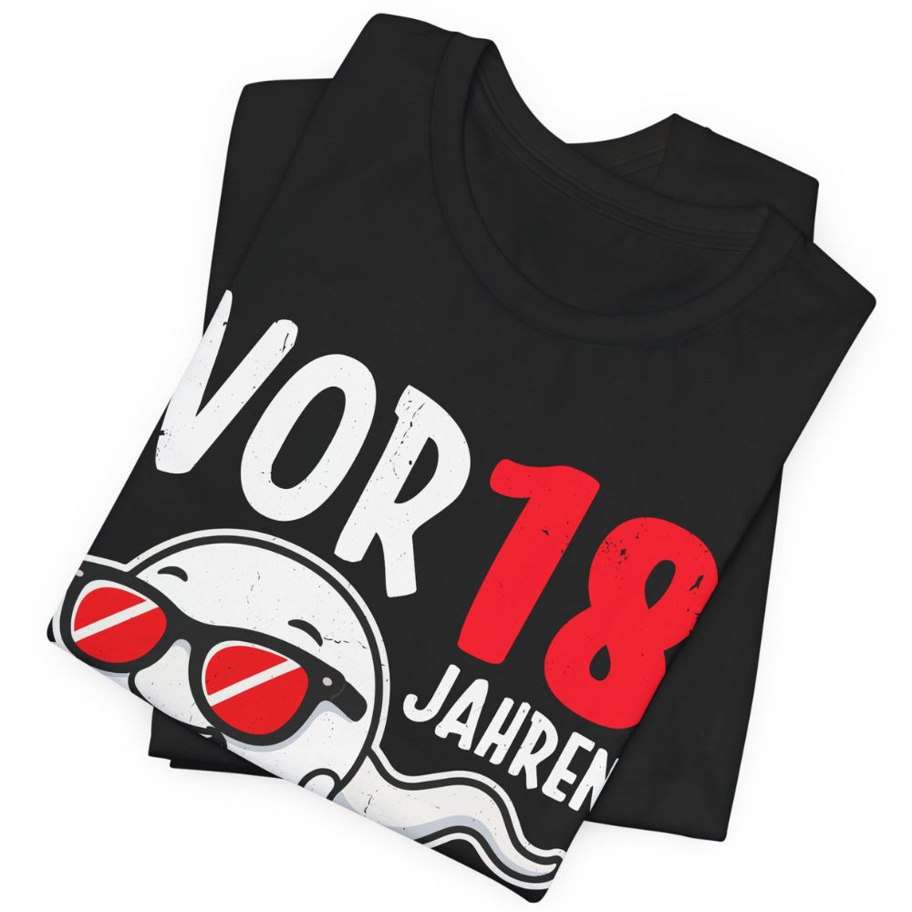 Lustiges T-Shirt 18. Geburtstag humorvolles Geschenk für ihn – Schnellstes Spermium