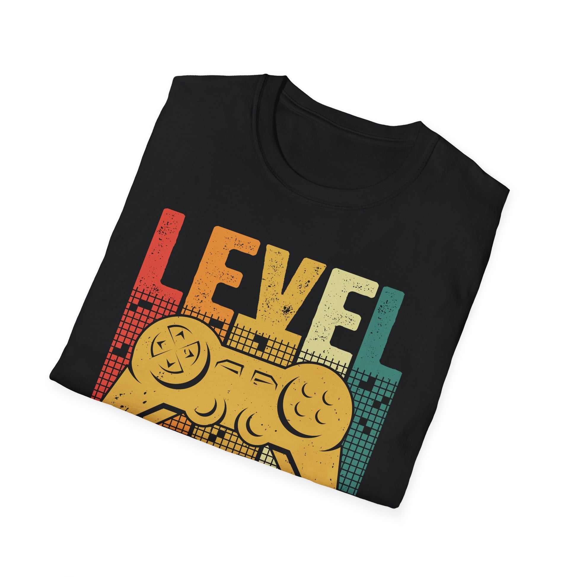 T-Shirt mit Retro-Aufdruck 'Level Complete 18' und Game-Controller – Gamer Shirt zum 18. Geburtstag