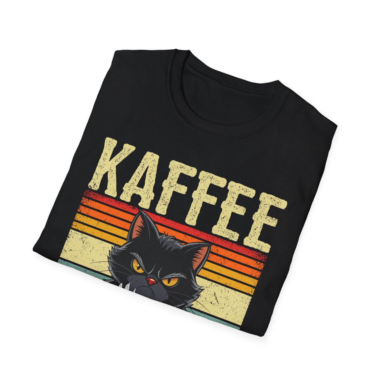 T-Shirt mit Aufdruck 'Weil Mord illegal ist' – lustiges Kaffee Statement Shirt mit schwarzem Humor