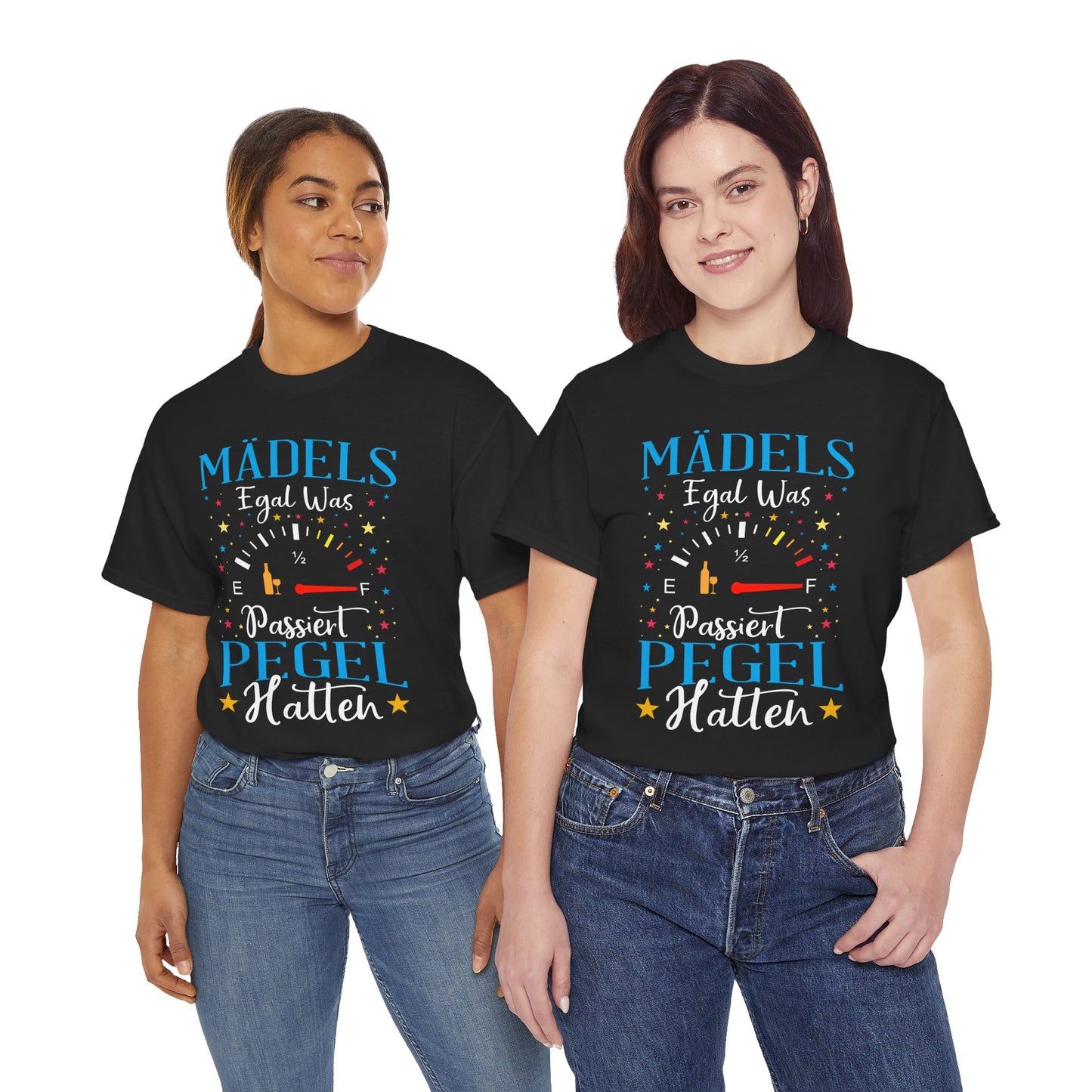 Mädels T-Shirt, Partyshirt Frauen, Gruppenshirt JGA, Malle Shirt Damen, Festival Outfit, Pegel Spruchshirt, Junggesellinnenabschied Shirt, Urlaubsshirt lustig