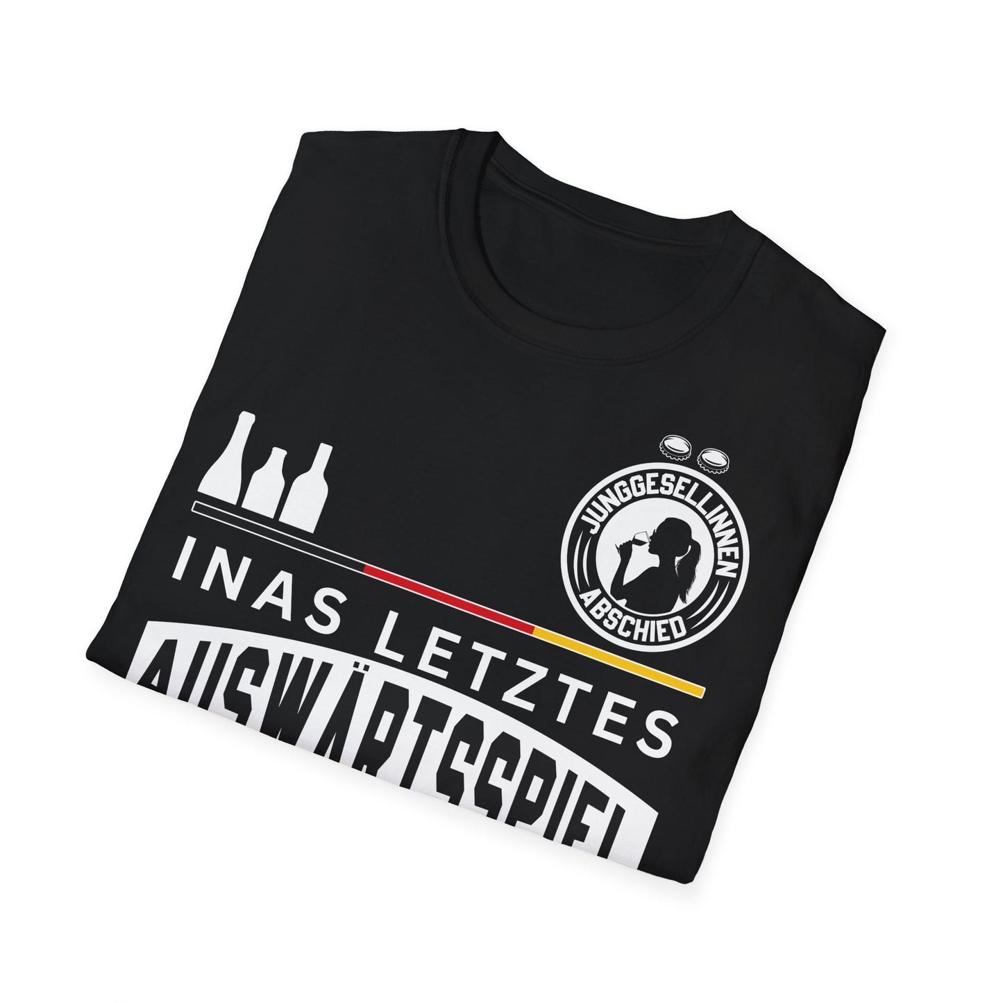 JGA Shirt Set Frauen – Letztes Auswärtsspiel im Fußballtrikot Look