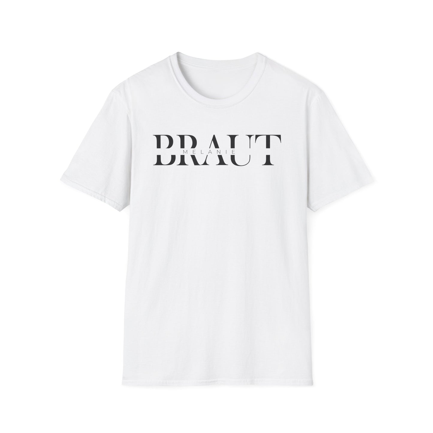 JGA T-Shirt Set „Braut & Crew“ – Personalisiert mit Namen | Elegant & minimalistisch | Damen Shirt für Junggesellinnenabschied