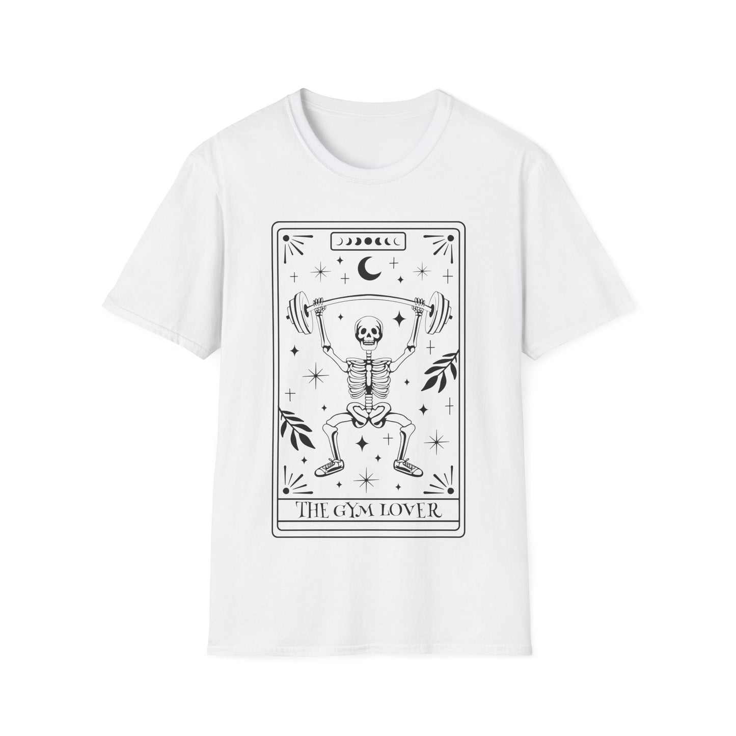 The Gym Lover Tarot T-Shirt – Unisex Shirt mit mystischem Fitness Design