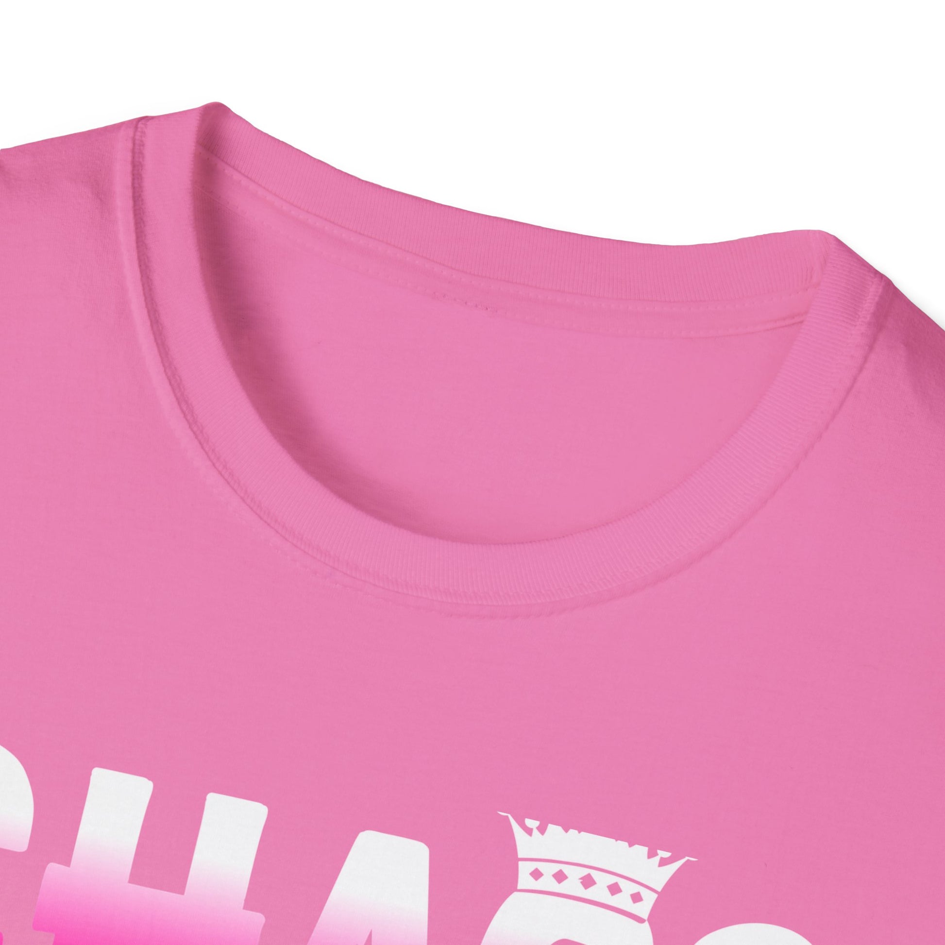T-Shirt mit Aufdruck 'Chaos Queen aber mit Stil' – lustiges Frauen Funshirt mit Statement