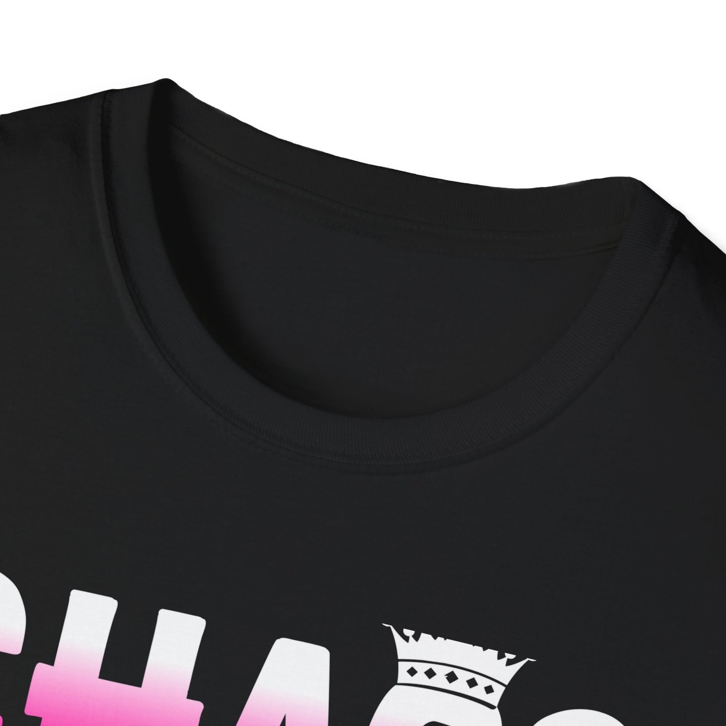 T-Shirt mit Aufdruck 'Chaos Queen aber mit Stil' – lustiges Frauen Funshirt mit Statement