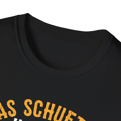 T-Shirt mit Spruch 'Das Schuften hat ein Ende – Es lebe die Rente' und Bier-Motiv – witziges Ruhestandsgeschenk