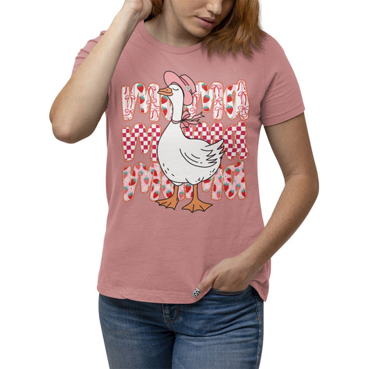 Mama Gans T-Shirt mit süßem Gänsemotiv für Mütter