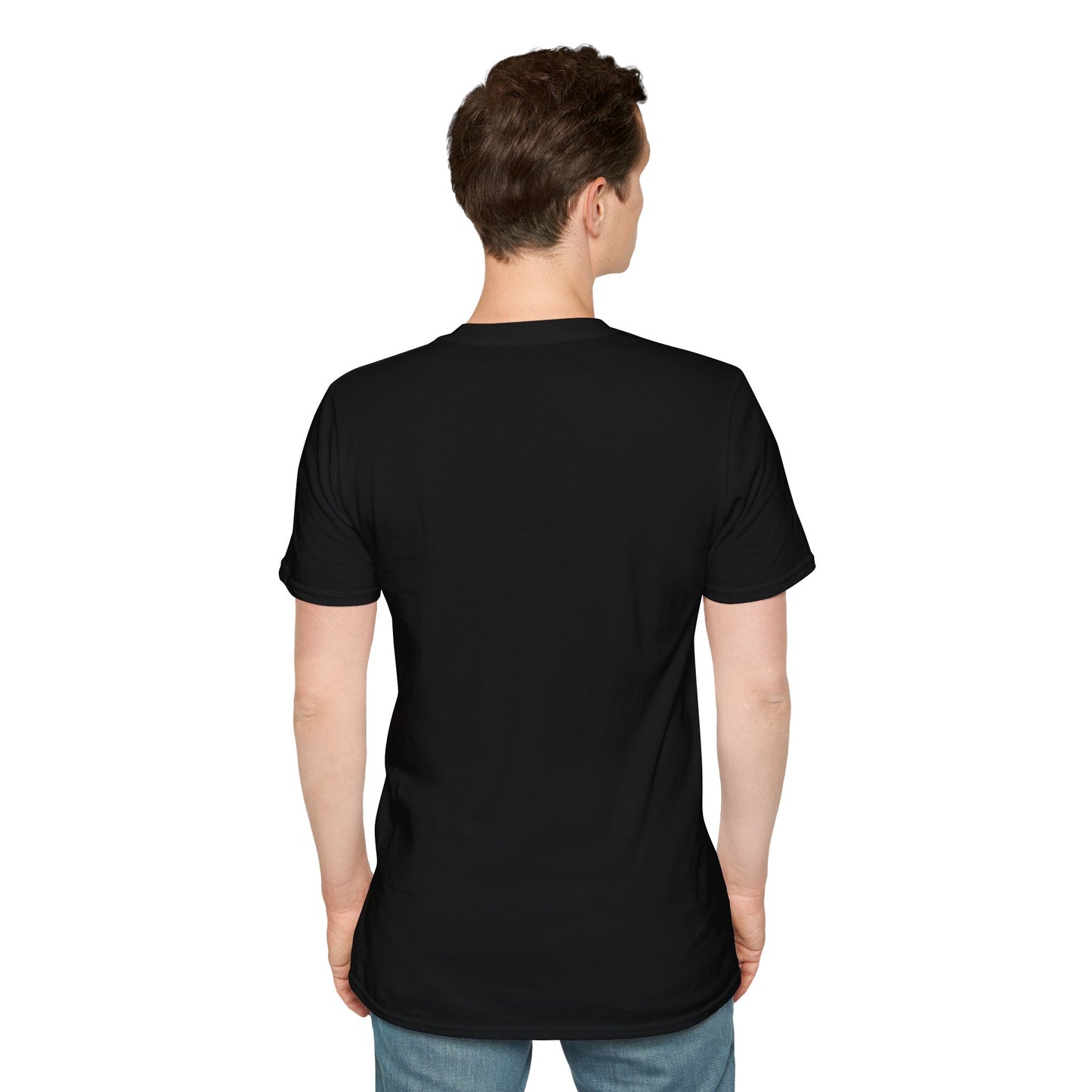 Coole Papas spielen Dart – T-Shirt mit Schriftzug und Retro-Dartscheibe
