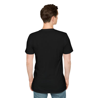 Coole Papas spielen Dart – T-Shirt mit Schriftzug und Retro-Dartscheibe
