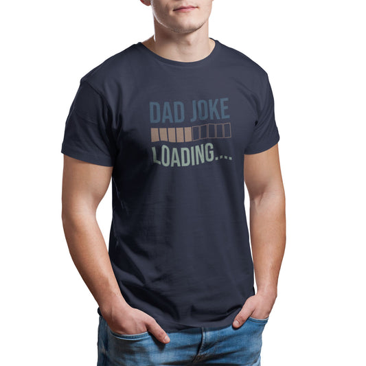 T-Shirt mit Spruch 'Dad Joke Loading…' und Ladebalken – lustiges Vatertagsgeschenk für Väter