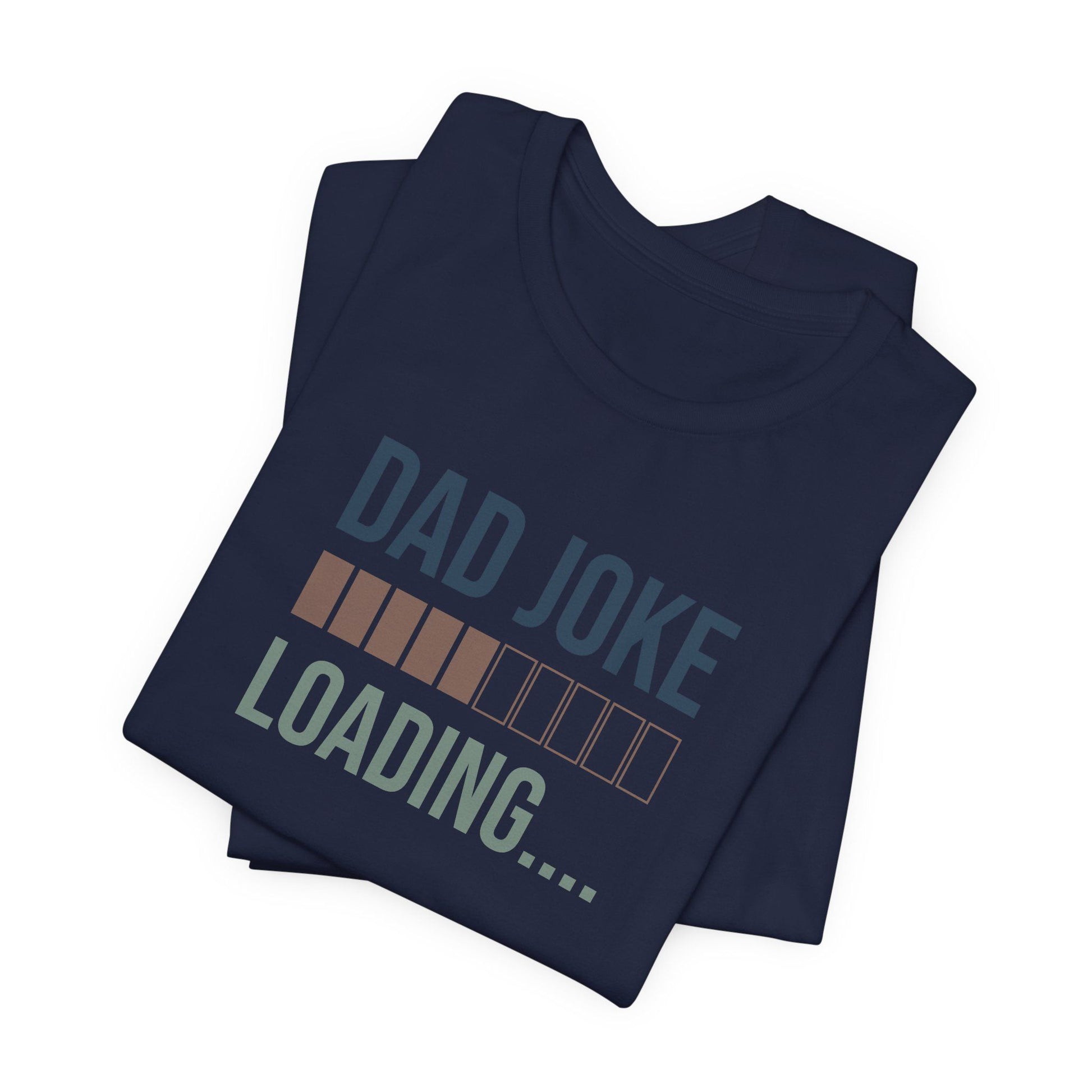 T-Shirt mit Spruch 'Dad Joke Loading…' und Ladebalken – lustiges Vatertagsgeschenk für Väter