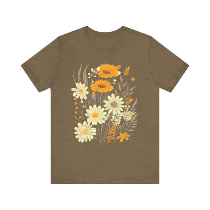 Florale Damen T-Shirts mit stilvollen Blumenmotiven – feminines & natürliches Design für Alltag & Sommer