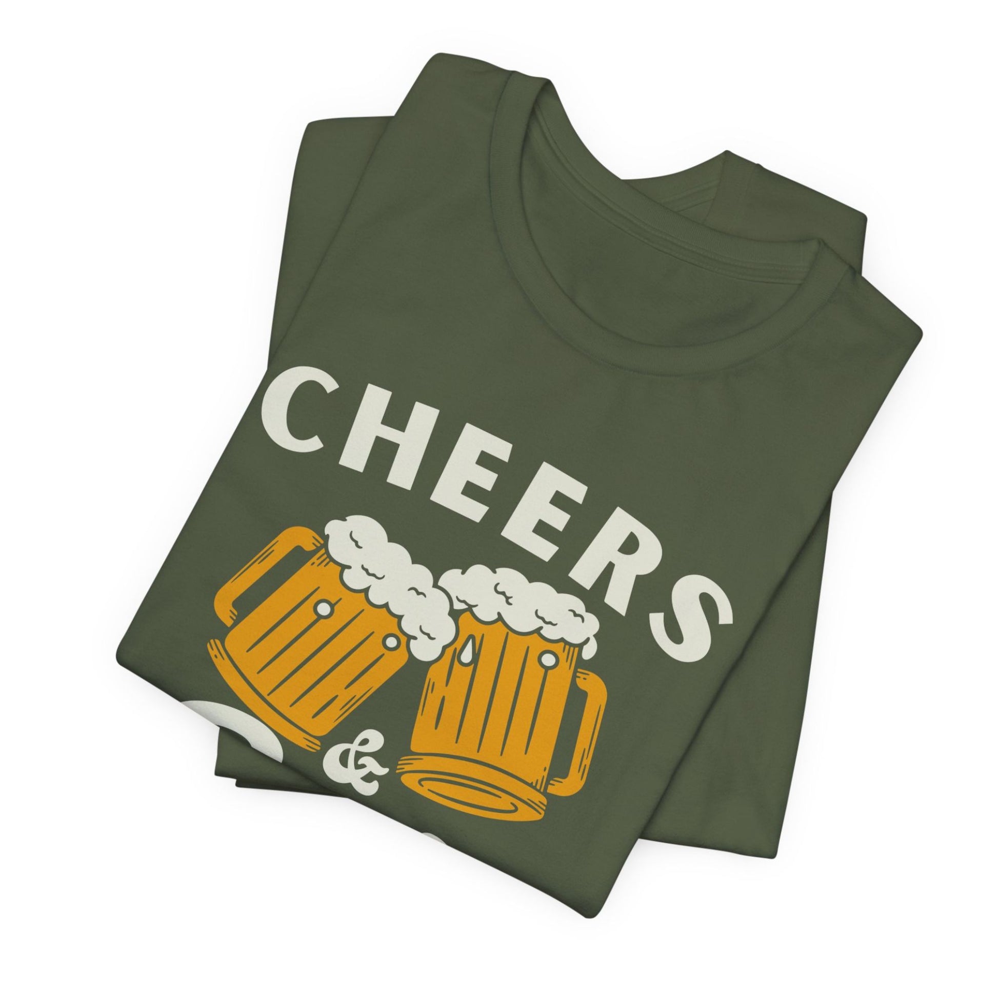 T-Shirt mit Aufdruck 'Cheers and Beers to 40 Years' – lustiges Geburtstagsshirt für Männer oder Frauen